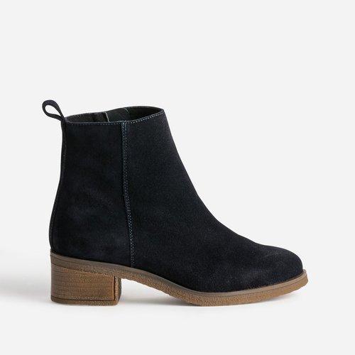 Boots plats aristee bleu Eram La Redoute