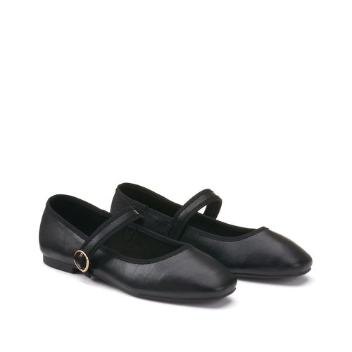 Ballerina s met bandje zwart La Redoute Collections La Redoute