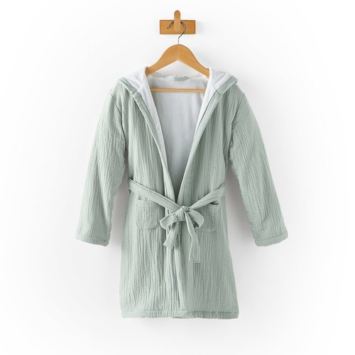 Peignoir capuche gaze de coton kumla La Redoute Interieurs La Redoute