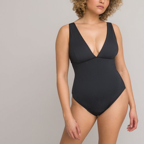 Maillot de bain 1 piece triangle menstruel noir La Redoute Collections La Redoute
