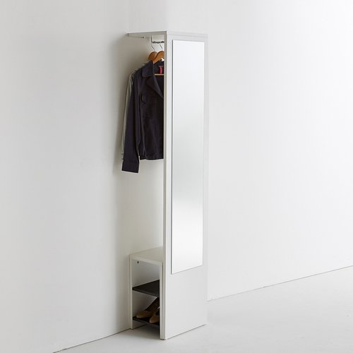 Wall hanging coat rack with mirror hotsell