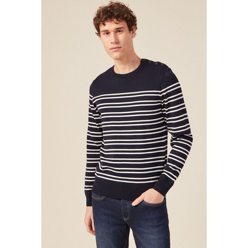 Pull manches longues bleu marine Bonobo La Redoute