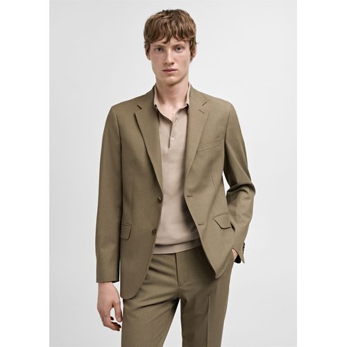 Veste costume slim fit tissu comfort stretch vert Mango Man La Redoute