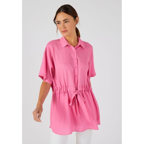 Chemisier esprit tunique ceinture rose Damart La Redoute