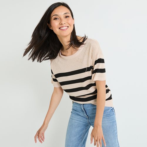 Pull rayure multicolore best sale