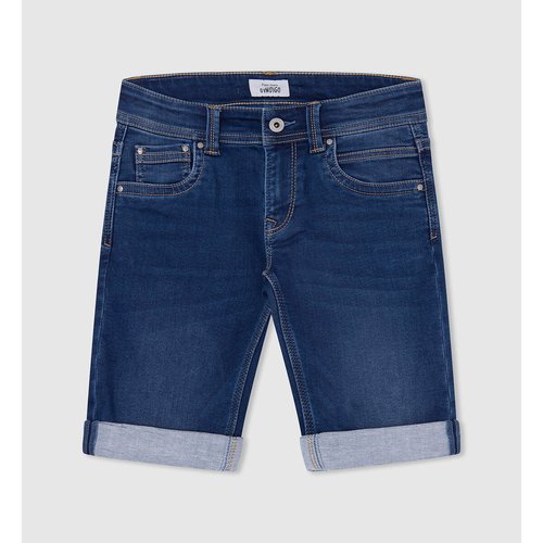 Denim shorts denim blue Pepe Jeans La Redoute