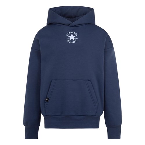 Sweat a capuche molleton doux et chaud bleu marine Converse La Redoute