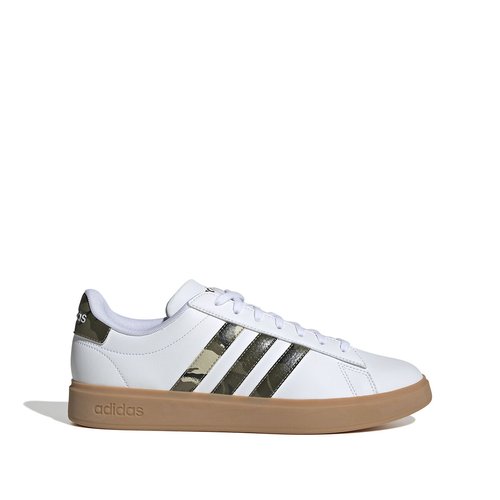 Khaki adidas trainers online