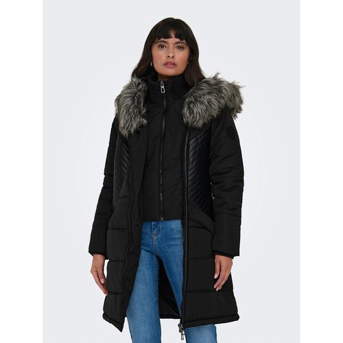 Women's parka with faux fur hood cheap