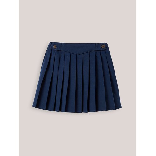 Jupe plissee bleu Cyrillus La Redoute