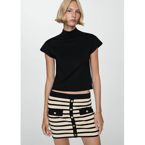 Jupe maille boutons Mango La Redoute