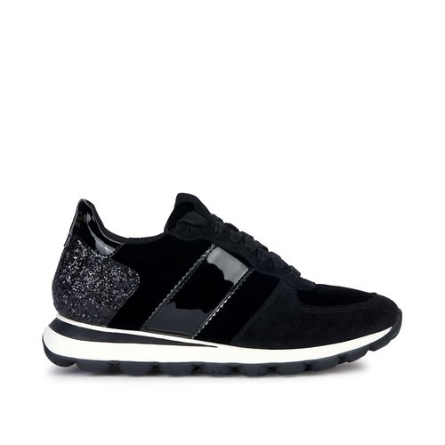 Baskets respirantes spherica vintage noir Geox La Redoute