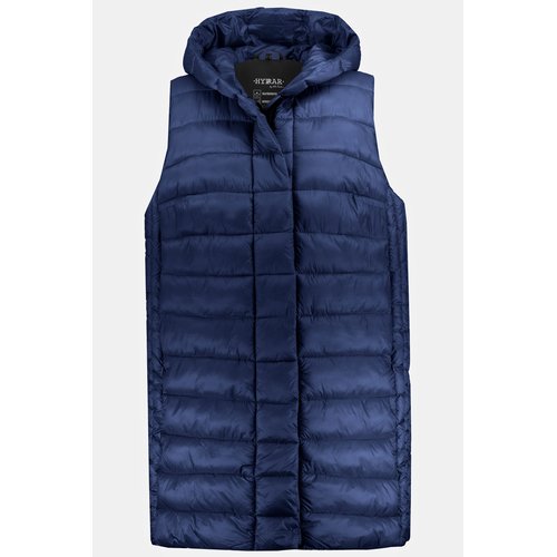 Gilet long doudoune hyprar capuche jeans bleu Ulla Popken La Redoute