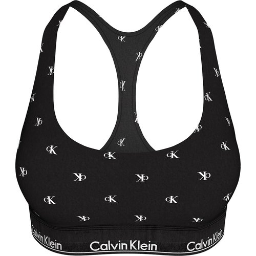 Black calvin klein bralette discount