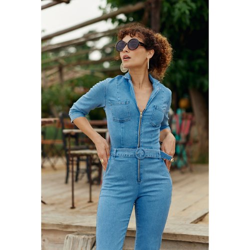 Josaste denim jumpsuit stonewashed La Petite Etoile La Redoute