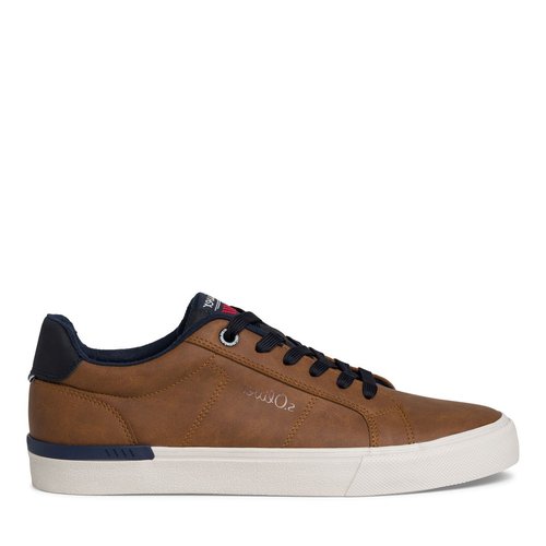 Basket homme marron best sale