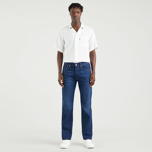 501 original straight jeans in mid rise fresh clean Levi s La Redoute