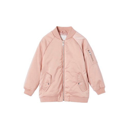 Blouson bomber effet satine