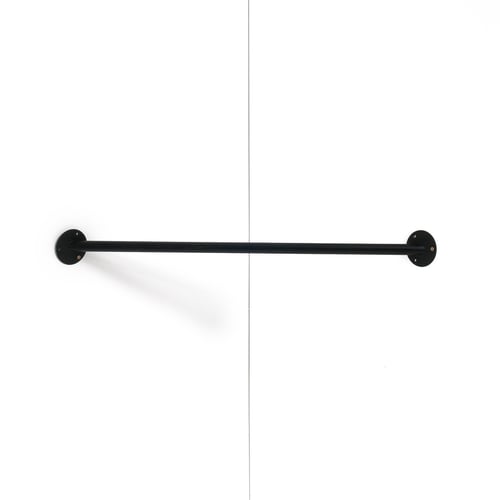 Barre De Penderie D'angle Murale - Pour Petit Espace, Fixation à 90°, En Fer, Idéale Pour Séchage Ou Rangement