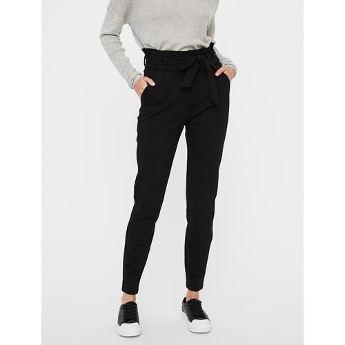 Paperbag high waist trousers black Vero Moda La Redoute