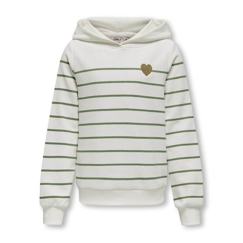 Striped Cotton Mix Hoodie