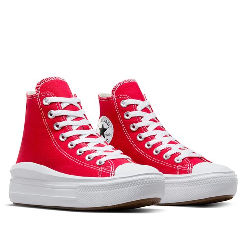 Converse all star blanche et rouge clearance