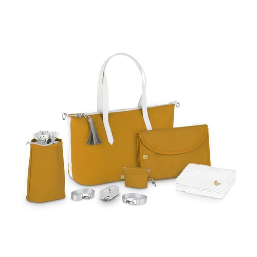 Sac a langer champs elysees jaune safran Babymoov La Redoute