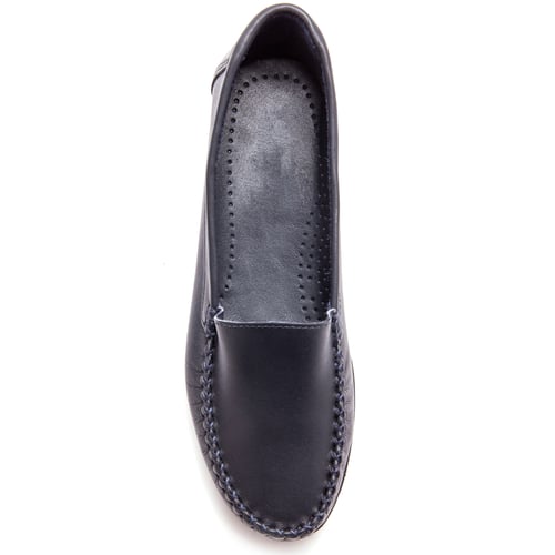 Mocassins Paraboot Gris - Taille 35 - Cuir Cousu Main - Teintés - Occasion Bon état