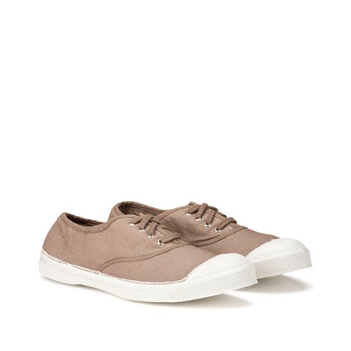 Canvas trainers beige Bensimon La Redoute