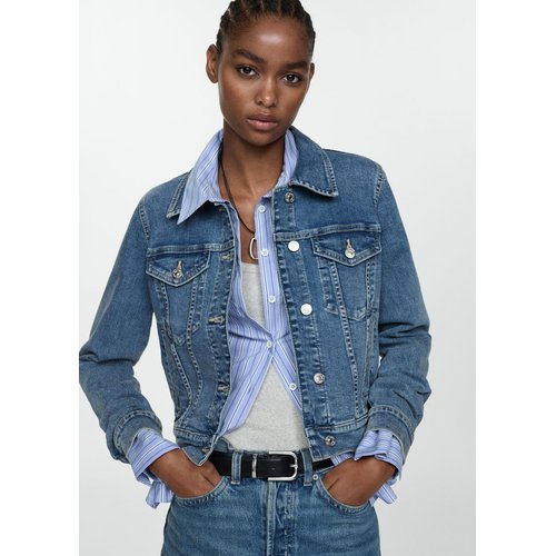 Blouson jean poches bleu moyen Mango La Redoute