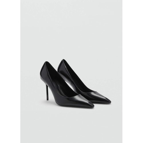 Chaussures a talon cuir noir Mango La Redoute