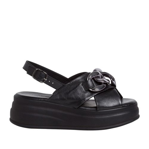 Sandales plateforme noir Tamaris La Redoute
