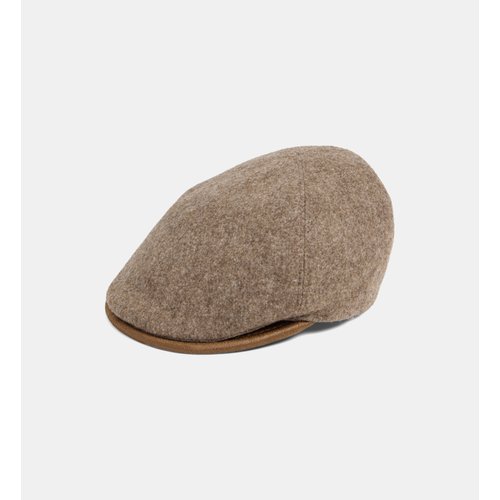 Casquette plate fred en laine vierge Galeries Lafayette La Redoute