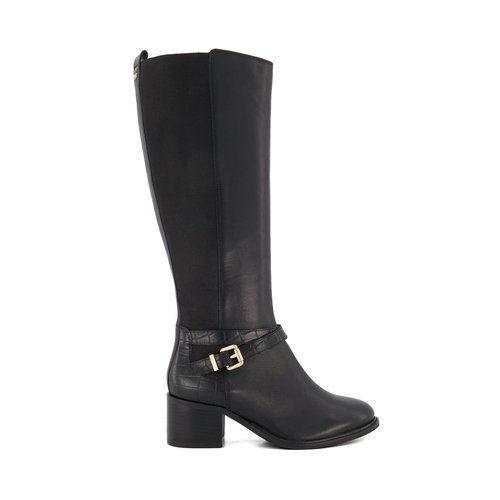 Bottes noires hauteur genoux deals
