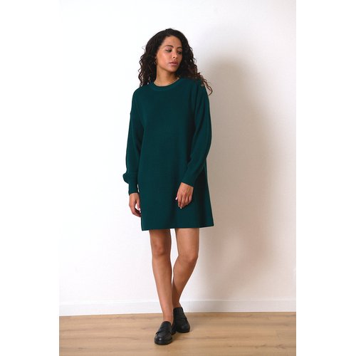 Robe pull a col rond tiphaine vert Garance Paris La Redoute