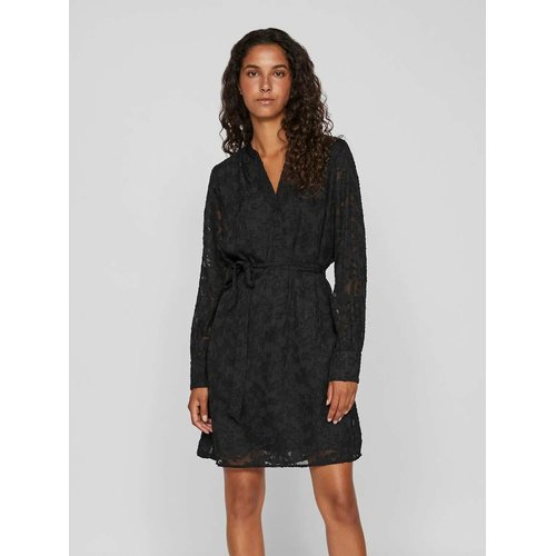 Robe courte en dentelle noir Vila La Redoute