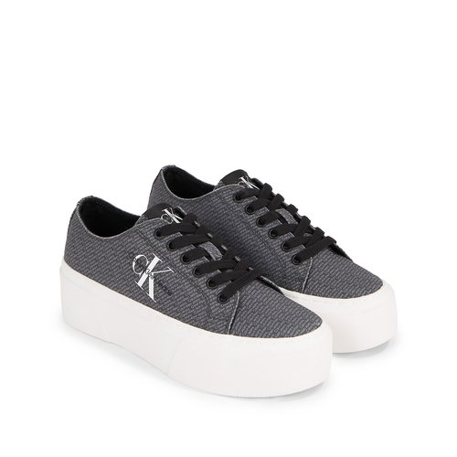 Calvin klein canvas trainers top