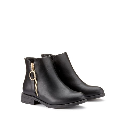 Cheap girls black boots online