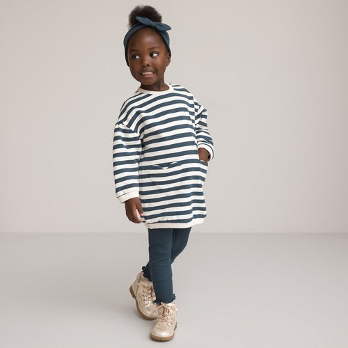 Sweatshirt dress with leggings deals