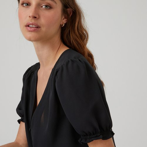 La redoute chemisier femme manche courte discount