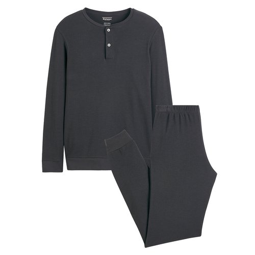 Cotton waffle pajamas on sale