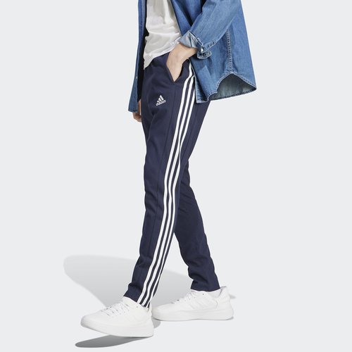 Pantalon de chandal pitillo abierto jersey simple azul marino Adidas Sportswear La Redoute