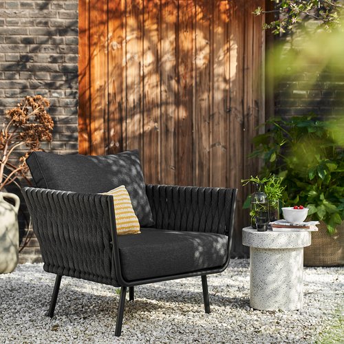Set de 2 fauteuils intérieur extérieur en résine tressée | Maisons du Monde
