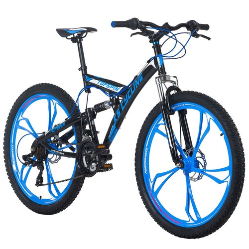 Vtt tout suspendu 26 topspin noir bleu Ks La Redoute