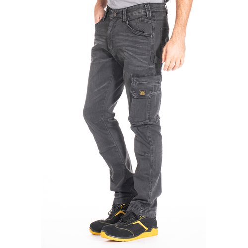 Jeans de travail stretch coupe confort jobgr gris Rica Lewis La Redoute