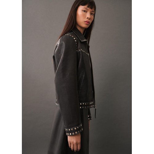 Veste cloutée homme clearance