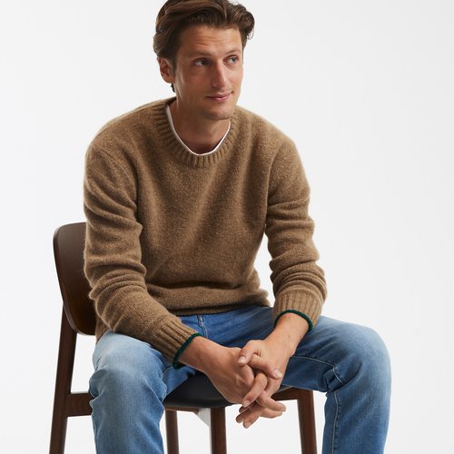 Camel chunky sweater sales