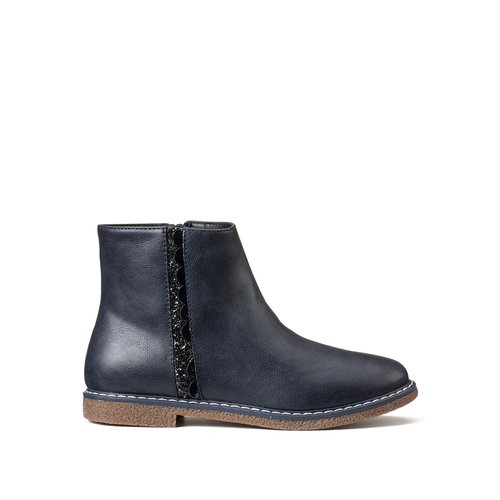 Bottines zippees La Redoute Collections La Redoute