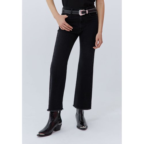 Jean noir slim taille haute shop