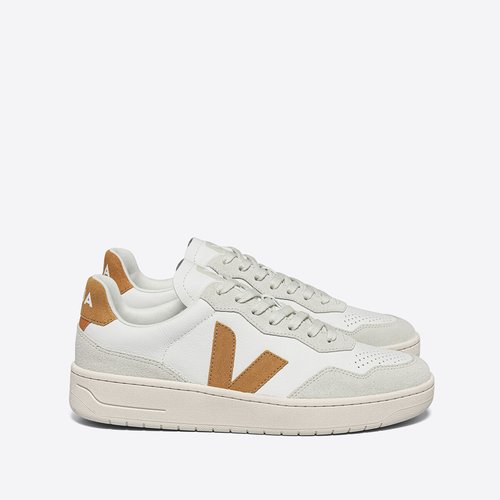 Baskets v 90 blanc orange Veja La Redoute